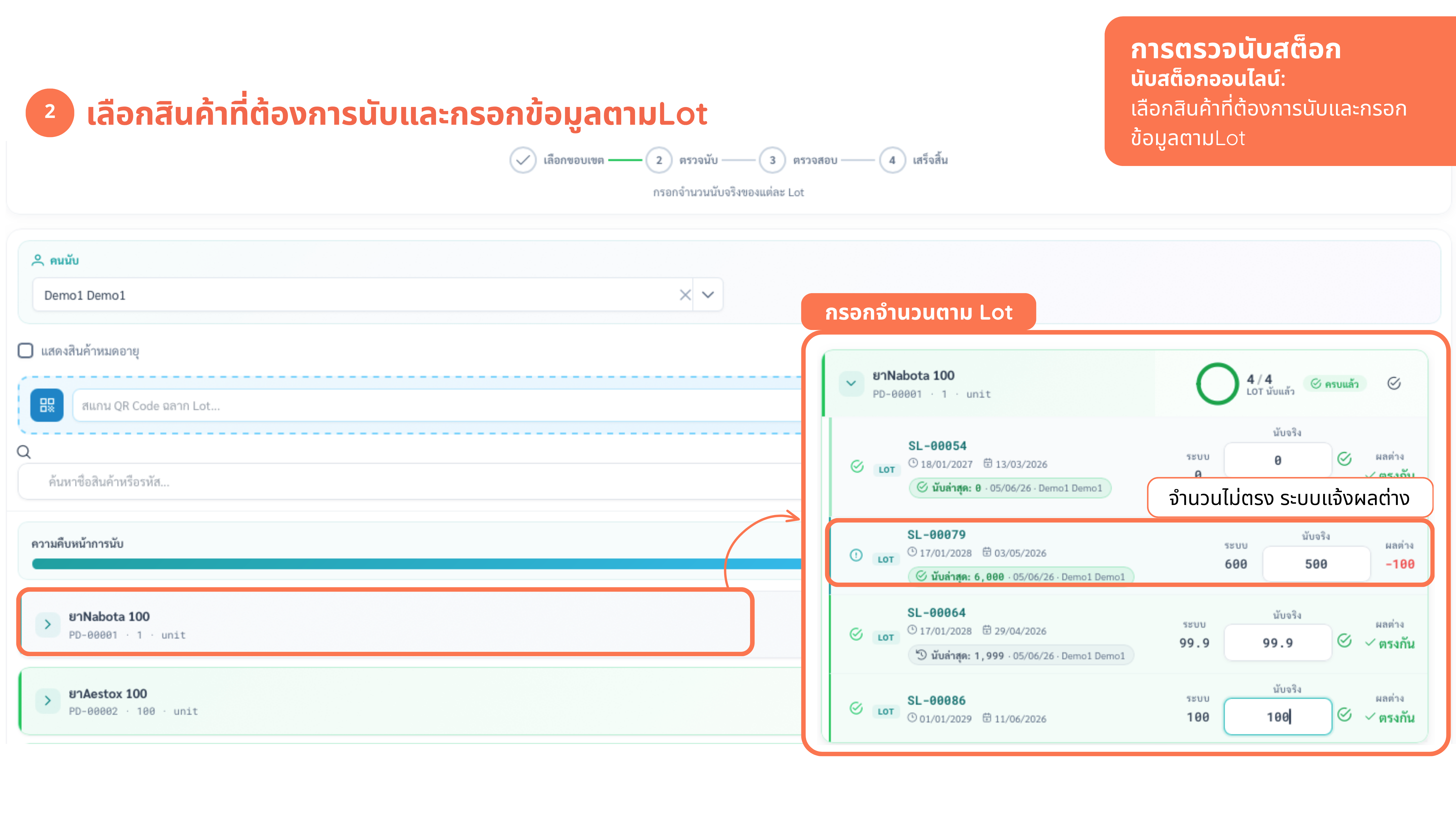 ตรวจนับสต็อก — ภาพที่ 3